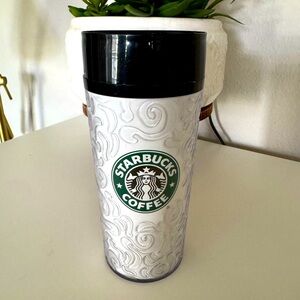 Starbucks Vintage 1998 Coffee Swirls Double Wall Tumbler